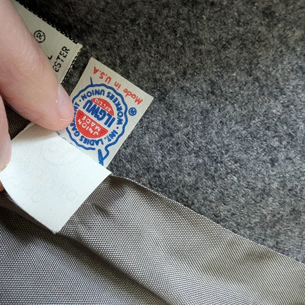 Evan Picone Beautiful Wool Blazer Women's M-L? Vintage Two Button Jacket - Picture 6 of 16